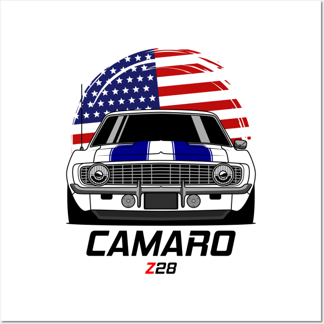 CAMARO Z28 USA MK1 Wall Art by RacingSize